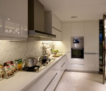 中海国际社区现代风格三居室装修效果图现代厨房装修图片