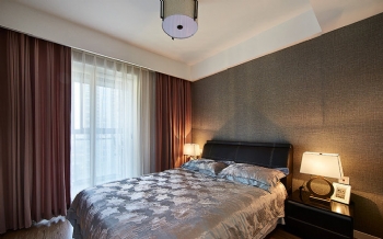 137平现代宁沁家园简约风装修案例现代卧室装修图片