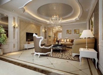 客厅瓷砖搭配设计图欣赏现代客厅装修图片