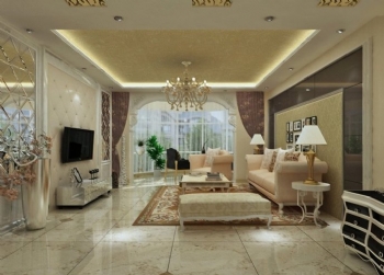 客厅瓷砖搭配设计图欣赏现代客厅装修图片
