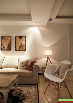 92平美式温馨居演绎自然轻松装修图美式客厅装修图片