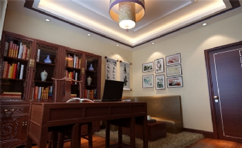 150平中式雅居装修图片中式风格书房