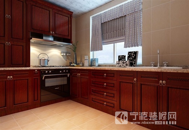 中式厨房装修图片
