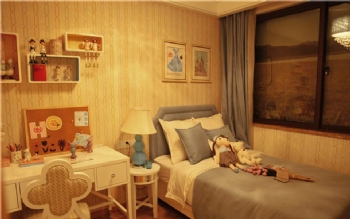 保利城二期现代奢华风现代儿童房装修图片