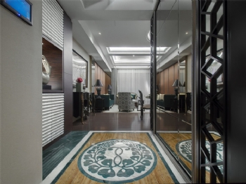 175平日式皇家极品公寓装修案例古典风格过道