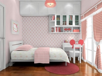 打造如梦似幻的宝贝女儿卧室案例田园风格儿童房