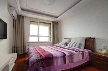 130平欧式清新美居装修案例欣赏欧式卧室装修图片
