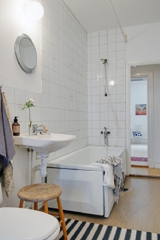 90平北欧清新美居装修案例欧式卫生间装修图片