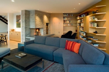 L型书柜布置与空间角落精美搭配案例欣赏地中海风格书房