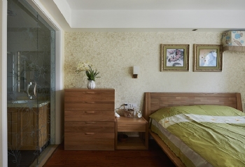 135平三室两厅中式温馨雅居案例欣赏中式卧室装修图片