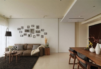 155平三居美式风装修案例美式客厅装修图片