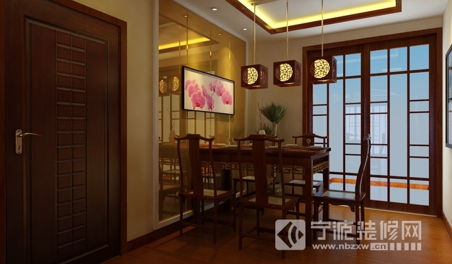 中式餐厅装修图片