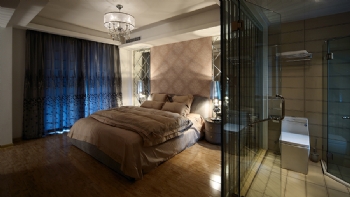 合生国际城现代卧室装修图片