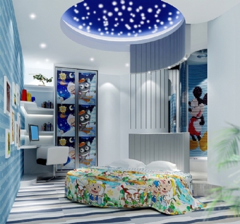 创新新现代元素设计现代儿童房装修图片