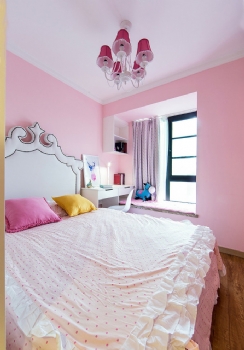93平现代时尚居装修案例现代卧室装修图片