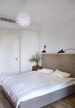 92平北欧时尚公寓装修案例欧式卧室装修图片