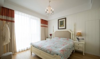 103平美式地中海混搭居装修案例地中海卧室装修图片