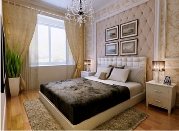 50平一居现代简约风单身公寓现代卧室装修图片