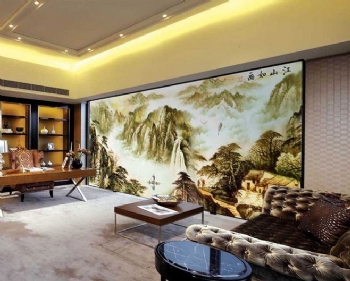 2015中式客厅装饰画效果图大全中式客厅装修图片