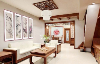 2015中式客厅装饰画效果图大全中式客厅装修图片