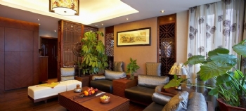 新中式风格设计时尚家案例中式客厅装修图片