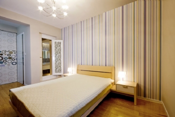 180平现代时尚复式案例现代卧室装修图片