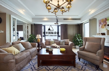 简约美式风格设计案例欣赏简约客厅装修图片