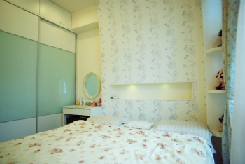 别具风格的简约风格经典复式设计现代卧室装修图片