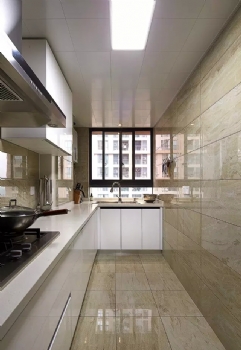 105平时尚现代3居 我的纯净空间现代厨房装修图片