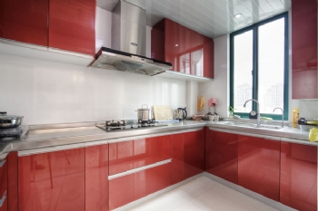 大户型现代简约风装修案例现代厨房装修图片