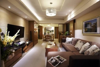 99平米会呼吸的绿住宅的三室两厅古典客厅装修图片