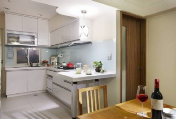 99平米会呼吸的绿住宅的三室两厅古典厨房装修图片