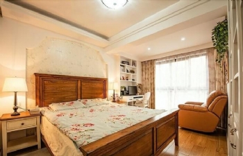 大户型现代美式loft装修图片现代卧室装修图片