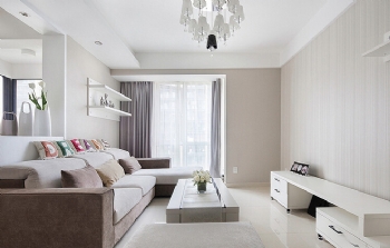 85平米小清新舒适温馨两居室现代装修图片