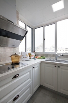 177平米简美风格彩色人生地中海风格厨房
