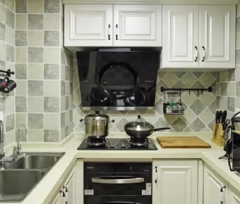 110平清新现代简装三居装修图片现代风格厨房