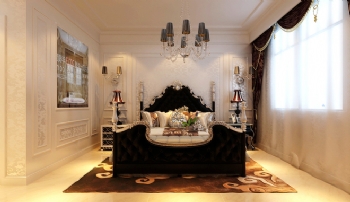 低调奢华的白色欧式风装修图片欧式卧室装修图片