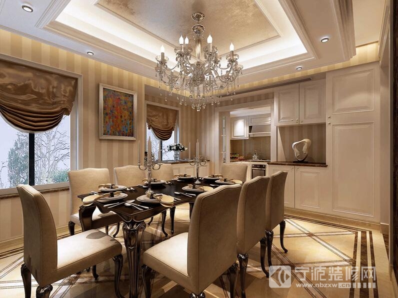 欧式餐厅装修图片