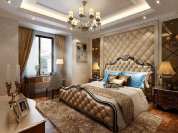 青林湾8期大平层欧式卧室装修图片