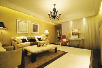 100平新欧式的设计风格案例欧式客厅装修图片