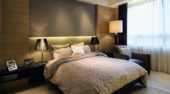 89平米现代简约装修设计效果图现代卧室装修图片