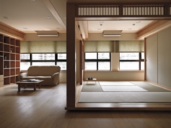 自然风雅的日式两室两厅装修效果图田园装修图片