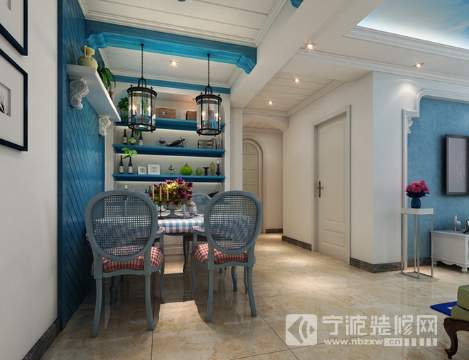 地中海餐厅装修图片