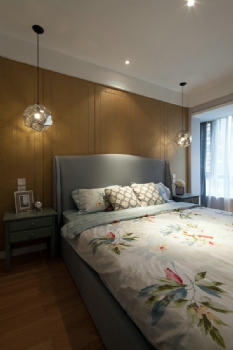 130平复古美式案例赏析美式卧室装修图片