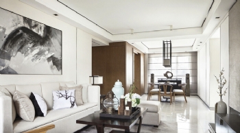 120平新中式风格案例赏析中式客厅装修图片