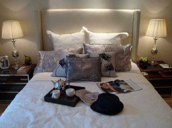 时尚设计现代简约风格样板间现代卧室装修图片