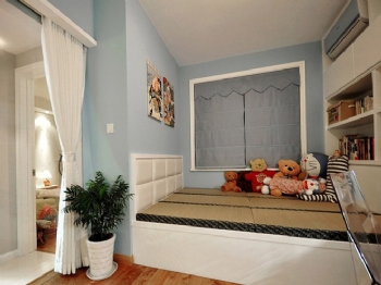 打造玻璃屋3室1厅纯白空间简约卧室装修图片