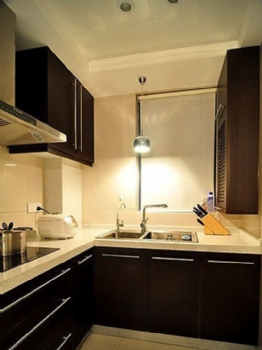 90平米低调奢华二居室装修效果图古典厨房装修图片