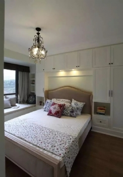 105平美式风格案例赏析地中海卧室装修图片