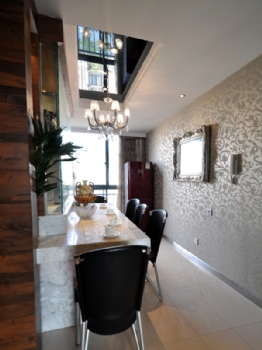 82平米阁楼公寓的精致慢生活古典餐厅装修图片
